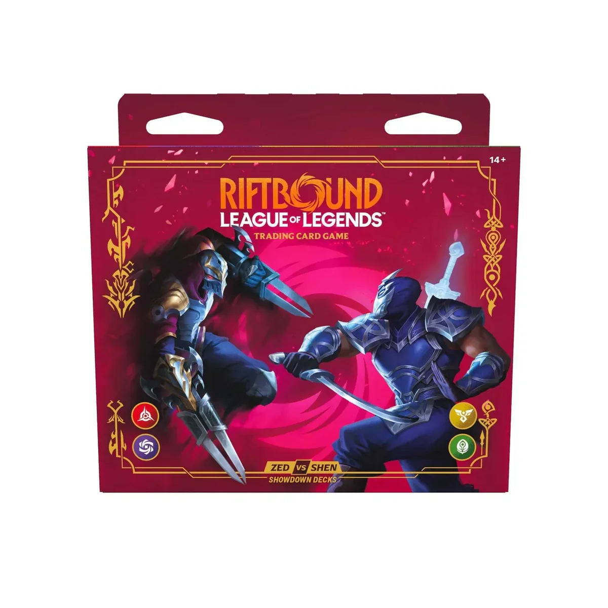 Pre Order | Riftbound | League of Legends | Set 4: Vendetta Showdown Decks - Zed vs Shen | Sealed