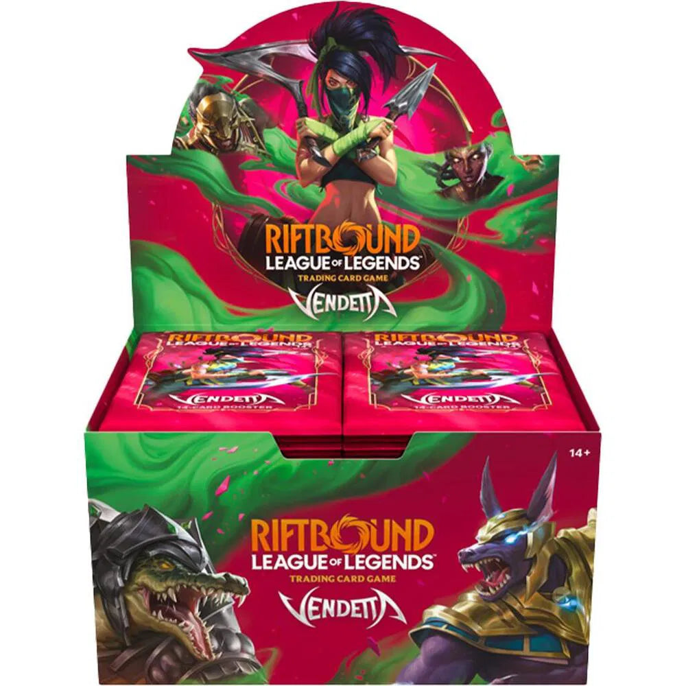 Pre Order | Riftbound | League of Legends | Set 4: Vendetta Booster Box (24-Count) | Sealed