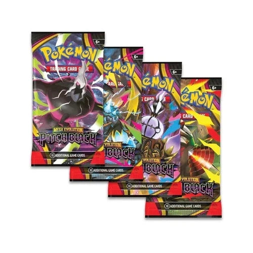 Pokemon | Mega Evolution | Pitch Black | Single Booster Packs | Sealed | NEW