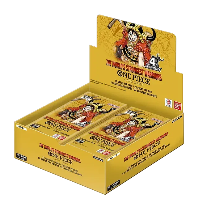 Pre Order | One Piece Card Game | OP-17 | The World's Strongest Warriors Booster Box (24 Packs) | English | Sealed